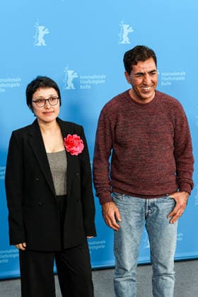 Berlin Berlinale, 76. internationale Filmfestspiele Berlin 2026 Rechts Anwar Hashimi, Links Shahrbanoo Sadat, Photocall No Good Men Berlinale, 76. internationale Filmfestspiele Berlin 2026 -Pressefoto Roger Buerke Copyright: xEibner-Pressefoto RogerxBuerkex EP_RBE