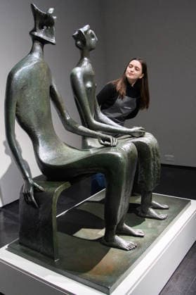 Christie s Unveils Henry Moore s King and Queen Sculpture at Christie s King Street, London, UK - 12 February, 2026 A staff member views King and Queen by Henry Moore (est. Â£10m -15m) which is to be offered at auction for the first time in Christie™s 20th 21st Century: London Evening Sale on the 5th March 2026 at Christie s King Street in London, England, UK on Thursday 12 February, 2026., Credit:Justin Ng Avalon UK, England, London, Christie s King Street  Copyright: xJustinxNgx xAvalonx 1074375000
