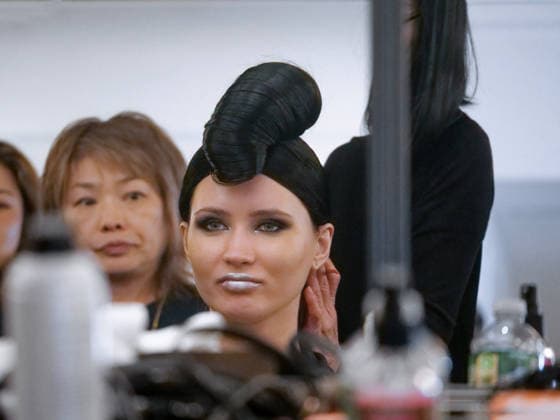 February 11, 2026, New York, New York, USA: The backstage scene at the NYFW Zang Toi runway show. .World - renowned Malaysian born fashion designer.known for his luxury couture timeless glamorous.designs that emphasize the female form. New York USA  - ZUMAh156 20260211_znp_h156_016 Copyright: xMiloxHessx