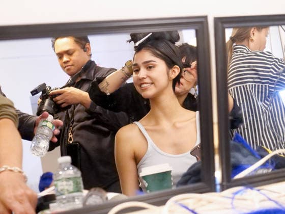 February 11, 2026, New York, New York, USA: The backstage scene at the NYFW Zang Toi runway show. .World - renowned Malaysian born fashion designer.known for his luxury couture timeless glamorous.designs that emphasize the female form. New York USA - ZUMAh156 20260211_znp_h156_021 Copyright: xMiloxHessx