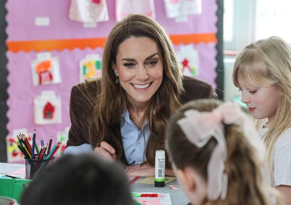 . 12 02 2026. London, United Kingdom. Kate Middleton, the Princess of Wales, during a visit to Castle Hill Academy in Croydon, South London.  xPoolx xi-Imagesx IIM-26565-0009