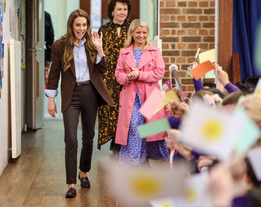 . 12 02 2026. London, United Kingdom. Kate Middleton, the Princess of Wales, during a visit to Castle Hill Academy in Croydon, South London.  xPoolx xi-Imagesx IIM-26565-0013