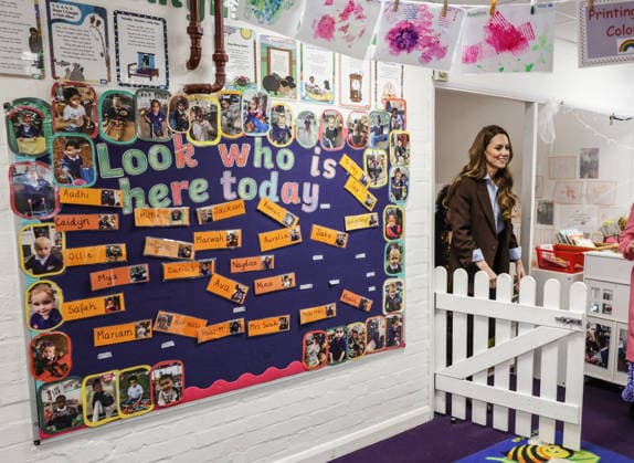 . 12 02 2026. London, United Kingdom. Kate Middleton, the Princess of Wales, during a visit to Castle Hill Academy in Croydon, South London.  xPoolx xi-Imagesx IIM-26565-0019