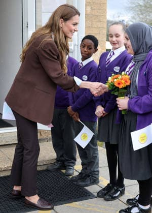 . 12 02 2026. London, United Kingdom. Kate Middleton, the Princess of Wales, during a visit to Castle Hill Academy in Croydon, South London.  xPoolx xi-Imagesx IIM-26565-0024