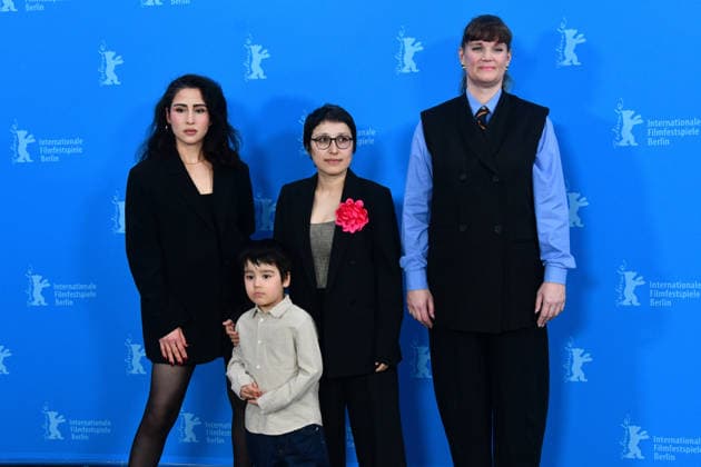 76th Berlinale Berlin International Film Festival Photocall Berlin Germany 76th Berlinale Berlin International Film Festival Opening Movie Laila Mahmudi, Liam Hussaini, Anwar Hashimi, Shahrbanoo Sadat and Katja Adomeit pose at the No Good Men photocall Thomas Bohlen Starface 2026 02 12 453004 2026 02 12 Berlin Germany  Copyright: xThomasxBohlenx STAR_453004_027