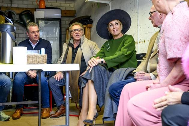 Purmerend, The Netherlands, 2026-02-12 15:00:50 PURMEREND, February 12, 2026, Purmerend. Queen Maxima during a visit to Purmerend. The visit focuses entirely on livability and how residents are committed to making their neighborhoods more pleasant, social, and safe. Queen Maxima will speak at four locations with Purmerend residents who are actively involved in their neighborhoods and with neighbors who have experience with the initiatives in their area. PHOTO: NLBeeld Patrick van Emst Credit: NL Beeld Patrick van Emst  Copyright: xx x