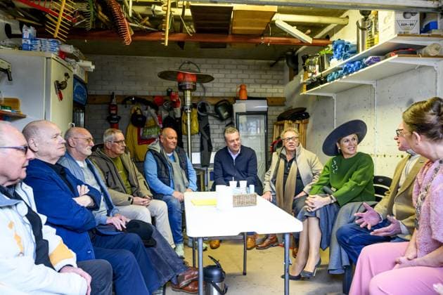 Purmerend, The Netherlands, 2026-02-12 15:01:01 PURMEREND, February 12, 2026, Purmerend. Queen Maxima during a visit to Purmerend. The visit focuses entirely on livability and how residents are committed to making their neighborhoods more pleasant, social, and safe. Queen Maxima will speak at four locations with Purmerend residents who are actively involved in their neighborhoods and with neighbors who have experience with the initiatives in their area. PHOTO: NLBeeld Patrick van Emst Credit: NL Beeld Patrick van Emst  Copyright: xx x