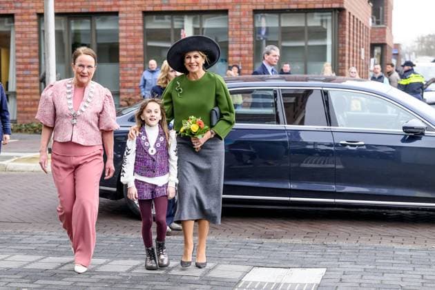Purmerend, The Netherlands, 2026-02-12 13:56:51 PURMEREND, February 12, 2026, Purmerend. Queen Maxima during a visit to Purmerend. The visit focuses entirely on livability and how residents are committed to making their neighborhoods more pleasant, social, and safe. Queen Maxima will speak at four locations with Purmerend residents who are actively involved in their neighborhoods and with neighbors who have experience with the initiatives in their area. PHOTO: NLBeeld Patrick van Emst Credit: NL Beeld Patrick van Emst  Copyright: xx x