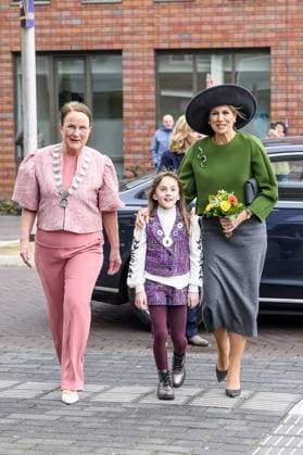 Purmerend, The Netherlands, 2026-02-12 13:56:50 PURMEREND, February 12, 2026, Purmerend. Queen Maxima during a visit to Purmerend. The visit focuses entirely on livability and how residents are committed to making their neighborhoods more pleasant, social, and safe. Queen Maxima will speak at four locations with Purmerend residents who are actively involved in their neighborhoods and with neighbors who have experience with the initiatives in their area. PHOTO: NLBeeld Patrick van Emst Credit: NL Beeld Patrick van Emst  Copyright: xx x