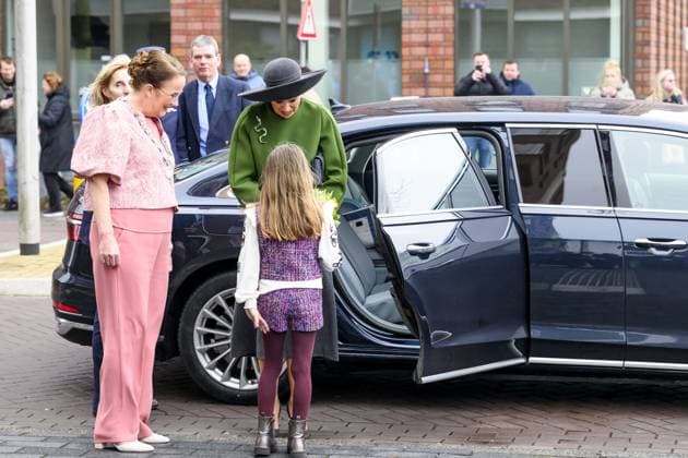 Purmerend, The Netherlands, 2026-02-12 13:56:31 PURMEREND, February 12, 2026, Purmerend. Queen Maxima during a visit to Purmerend. The visit focuses entirely on livability and how residents are committed to making their neighborhoods more pleasant, social, and safe. Queen Maxima will speak at four locations with Purmerend residents who are actively involved in their neighborhoods and with neighbors who have experience with the initiatives in their area. PHOTO: NLBeeld Patrick van Emst Credit: NL Beeld Patrick van Emst  Copyright: xx x
