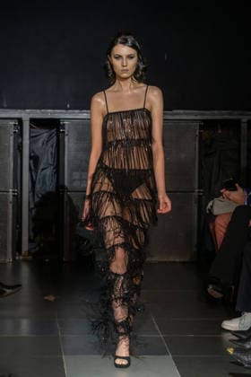 Frederick Anderson - Runway - February 2026 New York Fashion Week (NEW) Frederick Anderson - Runway - February 2026 New York Fashion Week. February 11, 2026, New York, New York, USA: A model walks the runway at the Frederick Anderson fashion show during New York Fashion Week at Nebula on February 11, 2026 in New York City. (Credit: M10s TheNews2) (Foto: M10s Thenews2 imago images) Frederick Anderson - Runway - February 2026 New York Fashion Week  Copyright: xRonxAdarx