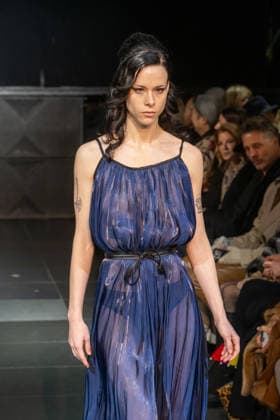 Frederick Anderson - Runway - February 2026 New York Fashion Week (NEW) Frederick Anderson - Runway - February 2026 New York Fashion Week. February 11, 2026, New York, New York, USA: A model walks the runway at the Frederick Anderson fashion show during New York Fashion Week at Nebula on February 11, 2026 in New York City. (Credit: M10s TheNews2) (Foto: M10s Thenews2 imago images) Frederick Anderson - Runway - February 2026 New York Fashion Week  Copyright: xRonxAdarx