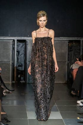 Frederick Anderson - Runway - February 2026 New York Fashion Week (NEW) Frederick Anderson - Runway - February 2026 New York Fashion Week. February 11, 2026, New York, New York, USA: A model walks the runway at the Frederick Anderson fashion show during New York Fashion Week at Nebula on February 11, 2026 in New York City. (Credit: M10s TheNews2) (Foto: M10s Thenews2 imago images) Frederick Anderson - Runway - February 2026 New York Fashion Week  Copyright: xRonxAdarx