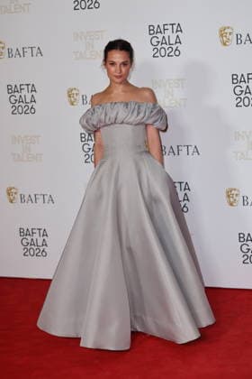 . 12 02 2026. London, United Kingdom. Alicia Vikander arriving at the BAFTA Gala in London.  xStephenxLockx xi-Imagesx IIM-26567-0020