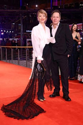 Heike Makatsch mit Partner Trystan Pütter bei der Festivaleröffnung mit der Premiere des Kinofilms No Good Men auf der Berlinale 2026 76. Internationale Filmfestspiele Berlin im Berlinale Palast. Berlin, 12.02.2026