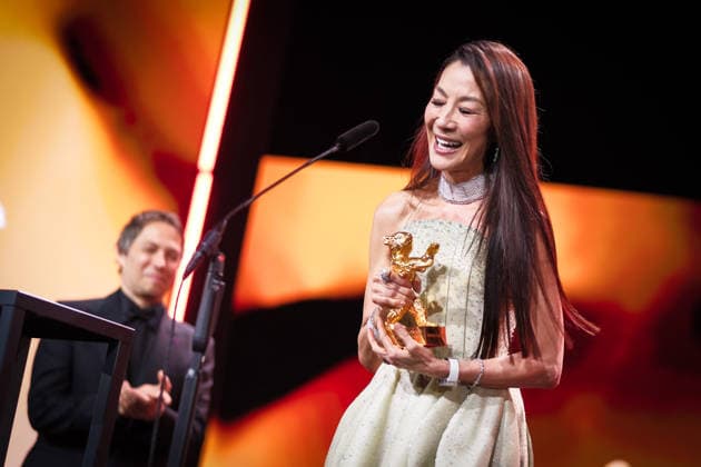 Opening Ceremony , Berlinale Palast , Berlin, Germany Michelle Yeoh accepts the Honorary Golden Bear during the Opening Ceremony for the Berlinale (Berlin Film Festival) at Berlinale Palast , Berlin, , Germany on 12 February 2026., Credit:Julie Edwards Avalon  Copyright: xJuliexEdwardsx xAvalonx 1074485616