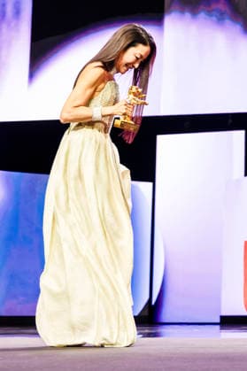 Michelle Yeoh bei der Verleihung des Goldenen Ehrenbären für das Lebenswerk während der Eröffnungszeremonie der Berlinale 2026 76. Internationale Filmfestspiele Berlin im Berlinale Palast . Berlin, 12.02.2026