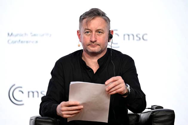 Der ukrainische Schriftsteller Serhij Zhadan auf der Veranstaltung Ukraine™s Uncertain Future im Rahmen der MSC Security & Literature Series der Münchner Sicherheitskonferenz 2026. München, 12.02.2026 Bayern Deutschland Copyright: xDwixAnoraganingrumx
