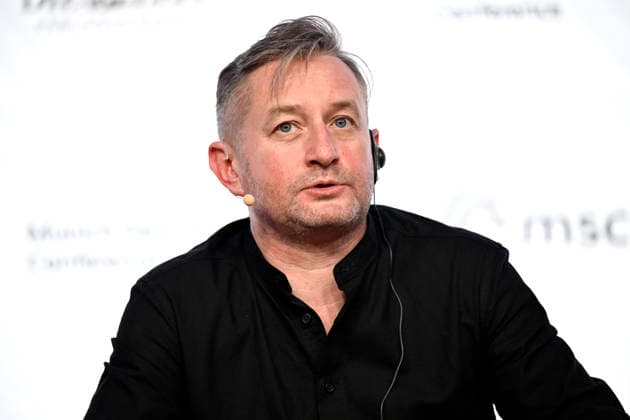 Der ukrainische Schriftsteller Serhij Zhadan auf der Veranstaltung Ukraine™s Uncertain Future im Rahmen der MSC Security & Literature Series der Münchner Sicherheitskonferenz 2026. München, 12.02.2026 Bayern Deutschland Copyright: xDwixAnoraganingrumx
