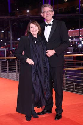 Christiane Goetz-Weimer und Wolfram Weimer bei der Festivaleröffnung mit der Premiere des Kinofilms No Good Men auf der Berlinale 2026 76. Internationale Filmfestspiele Berlin im Berlinale Palast. Berlin, 12.02.2026