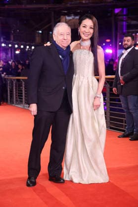 Michelle Yeoh mit Ehemann Jean Todt bei der Festivaleröffnung mit der Premiere des Kinofilms No Good Men auf der Berlinale 2026 76. Internationale Filmfestspiele Berlin im Berlinale Palast. Berlin, 12.02.2026