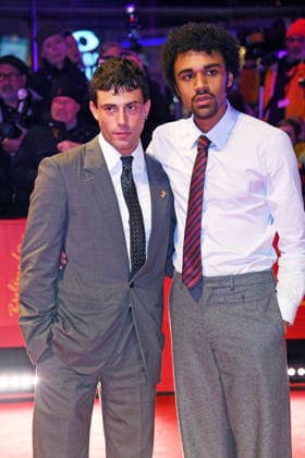 Aaron Altaras, Langston Uibel auf dem Roten Teppich der ERÖFFNUNG DER 76. BERLINALE (International Berlin Film Festival) im Berlinale Palast am Potsdamer Platz in Berlin am 12.02.2026