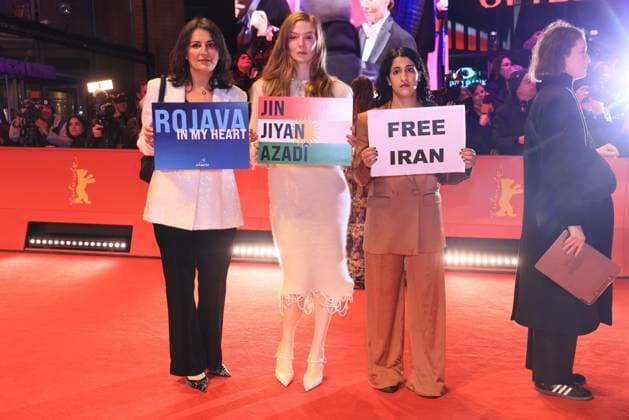 Berlinale Eröffnung Duezen Tekkal, Pheline Roggan, Banafshe Hourmazdi Roter Teppich zur Eröffnung der 76. Berlinale im BerlinalePalast, Berlin, Datum: 12.02.2026 Copyright: xEventpress Kratschx