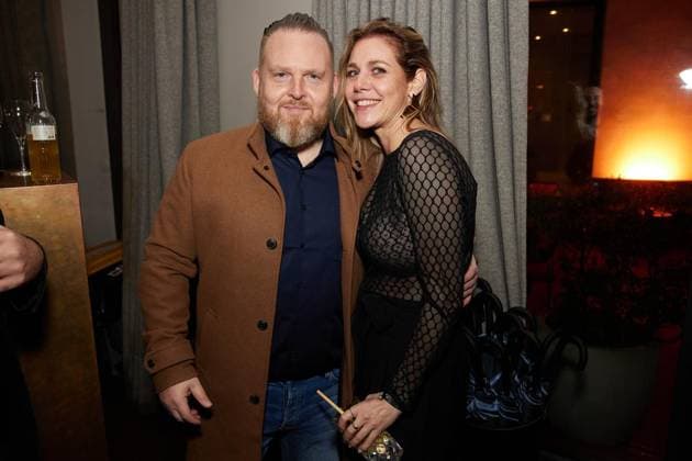Berlin Opening Night ** NUR FÜR REDAKTIONELLE ZWECKE ** EDITORIAL USE ONLY **<p>Schauspieler Axel Stein und Felicitas Woll kommen zur Berlin Opening Night ins Hotel Stue. Die Night findet im Rahmen der Berlinale statt. Deutschland Berlin Berlin Copyright: JörgxCarstensen
