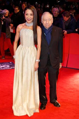 Michelle Yeoh mit Dhemann Jean Todt bei der Festivaleröffnung mit der Premiere des Kinofilms No Good Men auf der Berlinale 2026 76. Internationale Filmfestspiele Berlin im Berlinale Palast. Berlin, 12.02.2026