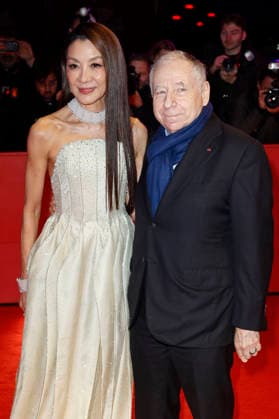 Michelle Yeoh mit Dhemann Jean Todt bei der Festivaleröffnung mit der Premiere des Kinofilms No Good Men auf der Berlinale 2026 76. Internationale Filmfestspiele Berlin im Berlinale Palast. Berlin, 12.02.2026