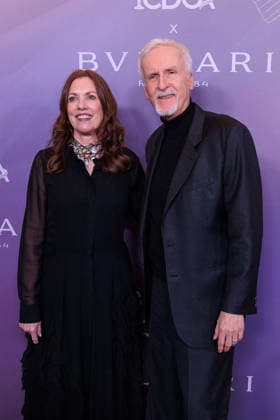 February 12, 2026, Los Angeles, California, USA: Deborah L. Scott and James Cameron at the 28th Costume Designers Guild Awards on Thursday February 12, 2026 at the Ebel Theater in Los Angeles, California. JAVIER ROJAS PI Los Angeles USA - ZUMAp124 20260212_zaa_p124_042 Copyright: xJavierxRojasx