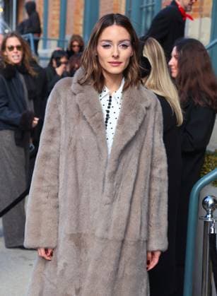 NYFW - Carolina Herrera Outside Olivia Palermo attends the Carolina Herrera show during the New York Fashion Week, NY on February 12, 2026. Photo by Charles Guerin ABACAPRESS.COM New York City NY United States  Copyright: xGuerinxCharles ABACAx