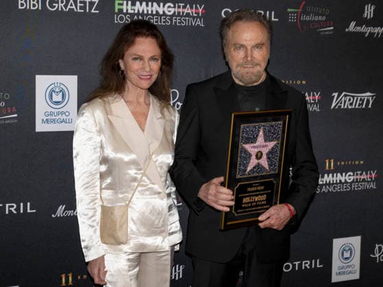 February 12, 2026, West Hollywood, California, USA: British actress JACQUELINE BISSET and FRANCO NERO attend the Filming Italy Los Angeles 11th editioned carpet. West Hollywood USA - ZUMAb173 20260212_aap_b173_011 Copyright: xBillyxBennightx