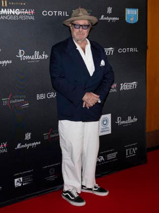 February 12, 2026, West Hollywood, California, USA: American painter and filmmaker JULIAN SCHNABELattends the Filming Italy Los Angeles 11th editioned carpet. West Hollywood USA - ZUMAb173 20260212_aap_b173_028 Copyright: xBillyxBennightx