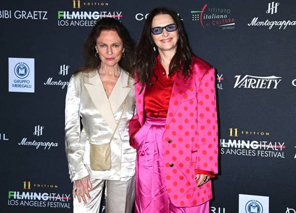 Filming Italy Los Angeles Festival 2026 Jacqueline Bisset and Juliette Binoche arriving to Filming Italy Los Angeles Festival 2026 held at the Directors Guild Theatre on February 12, 2026 in Los Angeles, Ca. Los Angeles Directors Guild Theatre California USA Copyright: xTammiexArroyox xAFF-USA.comx