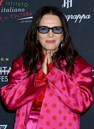 Filming Italy Los Angeles Festival 2026 Juliette Binoche arriving to Filming Italy Los Angeles Festival 2026 held at the Directors Guild Theatre on February 12, 2026 in Los Angeles, Ca. Los Angeles Directors Guild Theatre California USA Copyright: xTammiexArroyox xAFF-USA.comx