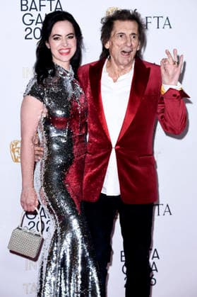 Sally Humphreys Wood mit Ehemann Ron Wood bei der BAFTA 2026 Invest in Talent Gala im Hotel Chancery Rosewood. London, 12.02.2026