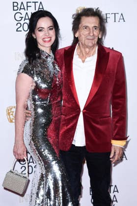 Sally Humphreys Wood mit Ehemann Ron Wood bei der BAFTA 2026 Invest in Talent Gala im Hotel Chancery Rosewood. London, 12.02.2026