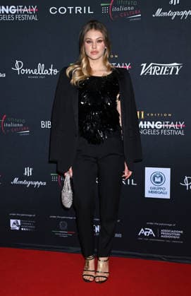 Filming Italy Los Angeles Festival 2026 Margherita Buoncristiani arriving to Filming Italy Los Angeles Festival 2026 held at the Directors Guild Theatre on February 12, 2026 in Los Angeles, Ca. Los Angeles Directors Guild Theatre California USA Copyright: xTammiexArroyox xAFF-USA.comx