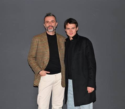 Milan, Italy LA GIOIA photocall film cast presentation Anteo Palazzo del Cinema In the photo: Nicolangelo Gelormini director, Saul Nanni actor  Copyright: xNickxZonnax xipa-agency.netx xNickxZonnax IPA_Agency_IPA71414585