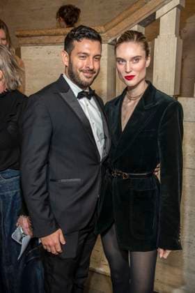 Kim Hnizdo mit Begleitung Mann zu Gast bei der Berlin Opening Night by UFA FUNKE und Gala im Rahmen der Berlinale bei den 76 Internationale Filmfestspiele Berlin im Hotel SO Das Stue am Donnerstag 12.Februar 2026 in Berlin Berlin Deutschland