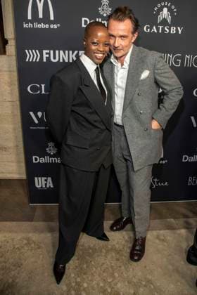 Florence Kasumba und Lucas Gregorowicz zu Gast bei der Berlin Opening Night by UFA FUNKE und Gala im Rahmen der Berlinale bei den 76 Internationale Filmfestspiele Berlin im Hotel SO Das Stue am Donnerstag 12.Februar 2026 in Berlin Berlin Deutschland