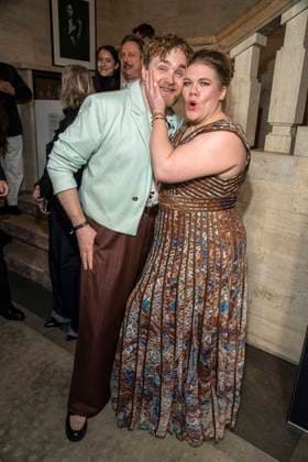 Knud Riepen und Gisa Flake zu Gast bei der Berlin Opening Night by UFA FUNKE und Gala im Rahmen der Berlinale bei den 76 Internationale Filmfestspiele Berlin im Hotel SO Das Stue am Donnerstag 12.Februar 2026 in Berlin Berlin Deutschland