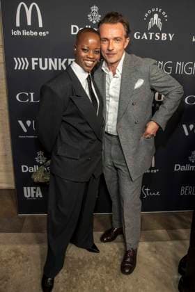 Florence Kasumba und Lucas Gregorowicz zu Gast bei der Berlin Opening Night by UFA FUNKE und Gala im Rahmen der Berlinale bei den 76 Internationale Filmfestspiele Berlin im Hotel SO Das Stue am Donnerstag 12.Februar 2026 in Berlin Berlin Deutschland