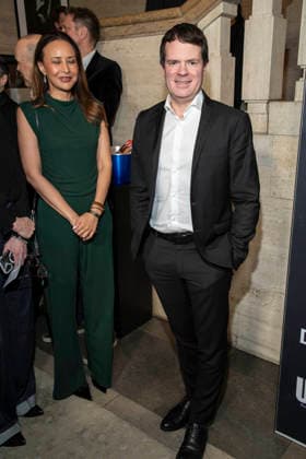 Sinta Weisz und Bjoern Boehning zu Gast bei der Berlin Opening Night by UFA FUNKE und Gala im Rahmen der Berlinale bei den 76 Internationale Filmfestspiele Berlin im Hotel SO Das Stue am Donnerstag 12.Februar 2026 in Berlin Berlin Deutschland