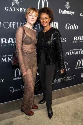 Dennenesch Zoude mit Begleitung Frau zu Gast bei der Berlin Opening Night by UFA FUNKE und Gala im Rahmen der Berlinale bei den 76 Internationale Filmfestspiele Berlin im Hotel SO Das Stue am Donnerstag 12.Februar 2026 in Berlin Berlin Deutschland