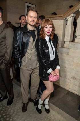 Anton Spieker und Sarah Bauerett zu Gast bei der Berlin Opening Night by UFA FUNKE und Gala im Rahmen der Berlinale bei den 76 Internationale Filmfestspiele Berlin im Hotel SO Das Stue am Donnerstag 12.Februar 2026 in Berlin Berlin Deutschland