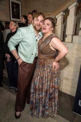 Knud Riepen und Gisa Flake zu Gast bei der Berlin Opening Night by UFA FUNKE und Gala im Rahmen der Berlinale bei den 76 Internationale Filmfestspiele Berlin im Hotel SO Das Stue am Donnerstag 12.Februar 2026 in Berlin Berlin Deutschland