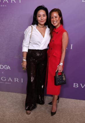 Arrivals for the 28th Costume Designers Guild Awards at The Ebell of Los Angeles Featuring: Laura Yanagimoto, Caroline Kim Where: Los Angeles, California, United States When: 12 Feb 2026 Credit: Faye s Vision Cover Images EDITORIAL USE ONLY. NOT FOR USE BY NEWSPAPERS BASED IN THE UK. Copyright: xx coverimg55462192
