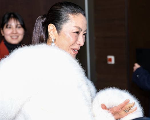 Berlin Berlinale, 76. internationale Filmfestspiele Berlin 2026 Michelle Yeoh kommt zum Call Photo Call Michelle Yeoh mit Goldenem Ehrenbaer Berlinale, 76. internationale Filmfestspiele Berlin 2026, 13.02.2026 -Pressefoto Roger Buerke Copyright: xEibner-Pressefoto RogerxBuerkex EP_RBE
